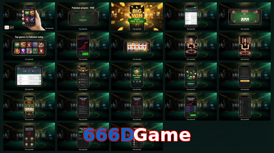 Main screen of 666DGame bet page for PK players