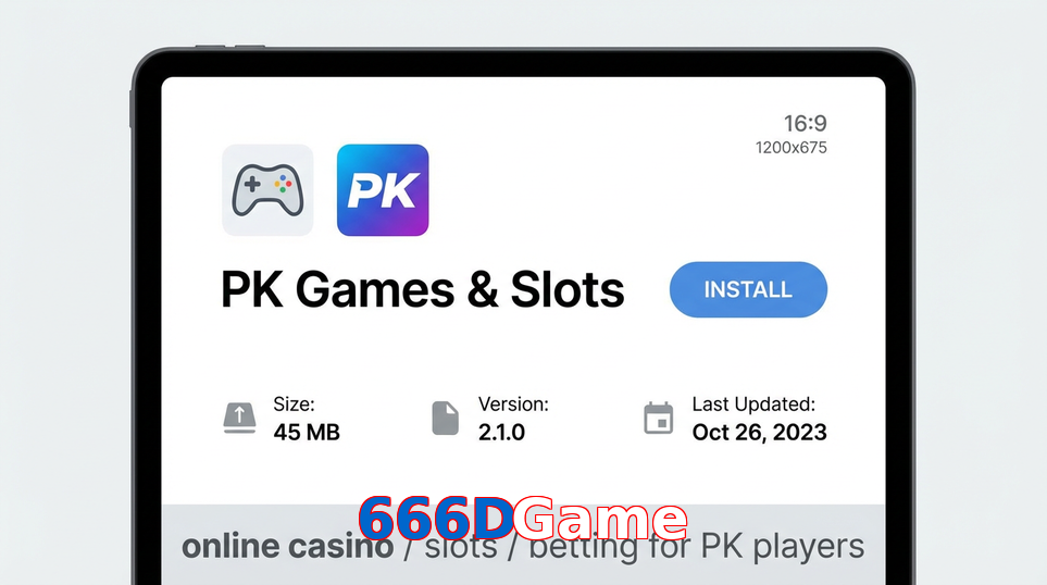 Game list for 666DGame gameapk section
