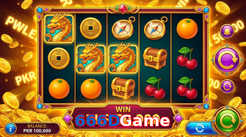 Main screen of 666DGame pg page for PK players